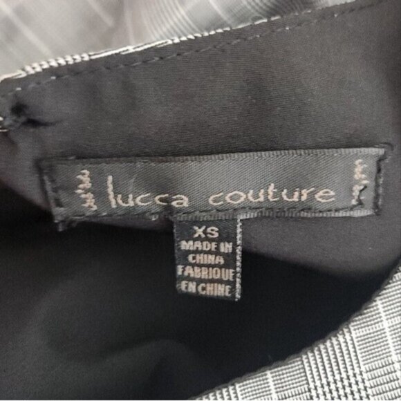 Lucca Couture Half Sleeve Sheath Mini Dress Ruffle Hem Size XS - Picture 5 of 6